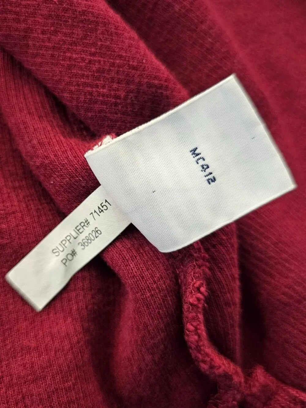 Polo Ralph Lauren Burgundy Half-Zip Pullover Men's L